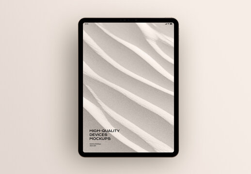 Tablet Mobile Display Computer Screen Device Mockup Template
