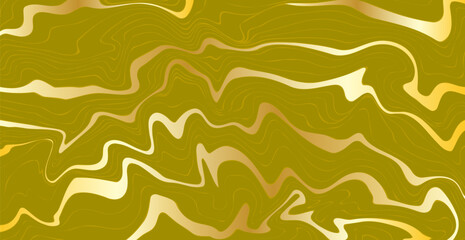 Luxury Background With Golden Wave Lines Pattern Abstract. Wallpaper. Vector Illustration