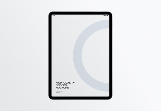 Tablet Mobile Display Computer Screen Device Mockup Template