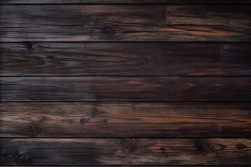 Fototapeta premium Old wooden planks texture or background, Generative AI