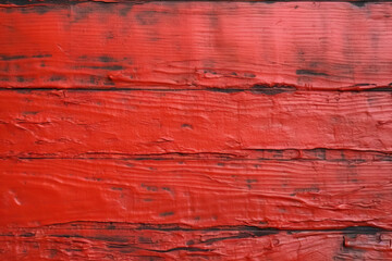 Red painted wooden planks texture or background, Generative AI