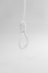 Rope on white background 