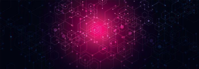 sfondo tecnologia digitale, connessione, rete informatica, network © xyz+