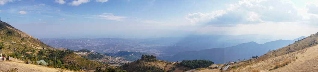 panorama of the mountains