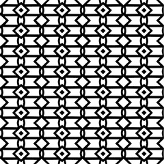 Naklejka premium Abstract background with repeat pattern . Black and white color. Perfect for site backdrop, wrapping paper, wallpaper, textile and surface design. 