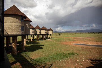 salt lick safari lodge in the taita hills kenya. Beautiful lodge on a safari in Kenya Africa