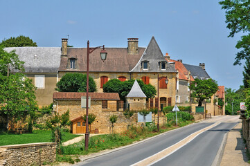 Fototapeta na wymiar France, picturesque village of Saint Crepin et Carlucet in Dordogne