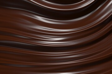 Chocolate background. Melted choco mass