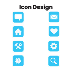 Branding icon set. , product, design, brand development, social media, advertising and loyal customers icons. icon Design corporate icon