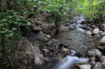 Hasanboguldu Lake, located in Balikesir, Turkey, is an important tourist attraction.