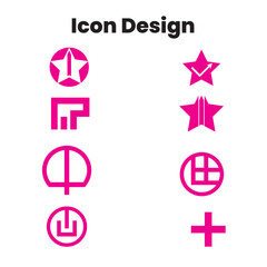 Branding icon set. , product, design, brand development, social media, advertising and loyal customers icons. icon Design corporate icon