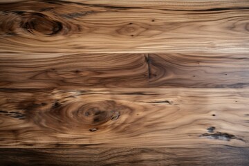 Walnut Wood Plank Texture - Abstract Wooden Background Wallpaper - generative ai