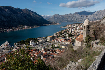 The Stunning View of Kotor From Its Walls