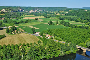 Perigord, Dordogne valley in Castelnaud la Chapelle