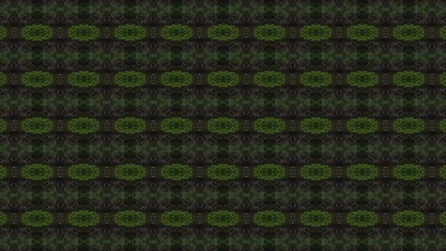 abstract binary code, knitted fabric texture, mandala texture, mandala 4K video