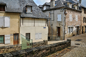 Fototapeta na wymiar France, city of Terrasson Lavilledieu in Dordogne