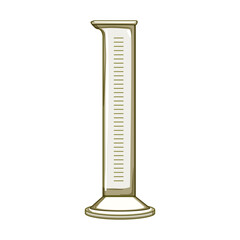 science laboratory glassware cartoon vector illustration