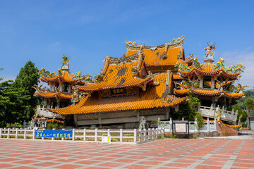 Jiji Wuchang Temple in Nantou of Taiwan
