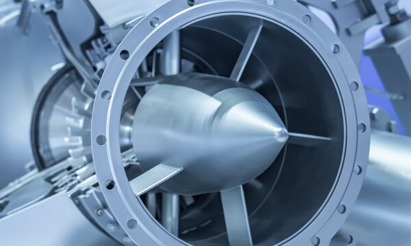 Detail of industrial gas turbine © xiaoliangge