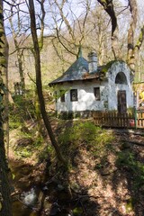 Obraz premium Small abandoned house in a forest