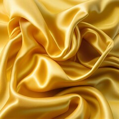 abstract background with yellow, gold cloth Generative AI