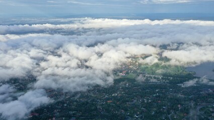vue aérienne panoramique d'Oslo depuis Holmenkollen, norvège	