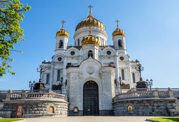 Cathedral of Christ the Saviour in Moscow city, Russia