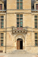 France, the renaissance castle of Cadillac in Gironde