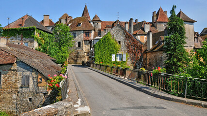 Fototapeta na wymiar France, picturesque village of Carennac in Lot