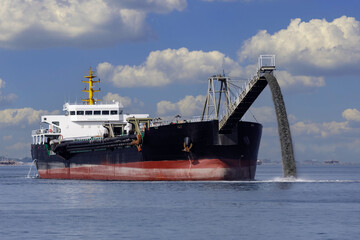 Dredging and commical excavation of Manila Bay