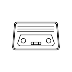 Vintage Radio Outline Icon