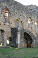 Fototapeta na wymiar castle of Villandraut in Gironde