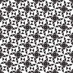 Vector seamless models. Modern stylish texture. Composition from regularly repeating geometrical element. Monochrome, simple. Vector illustrations.