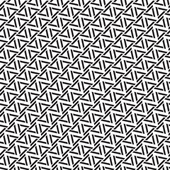 Vector seamless models. Modern stylish texture. Composition from regularly repeating geometrical element. Monochrome, simple. Vector illustrations.