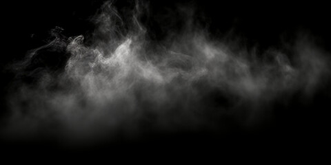Fototapeta na wymiar Smoke on the dark background
