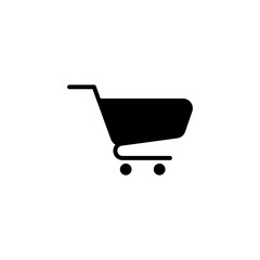 shopping cart and trolley simple icon