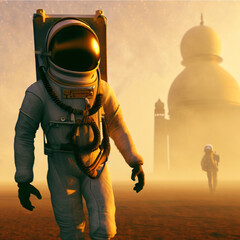 astronaut in India