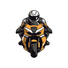 Super bike logo vector template