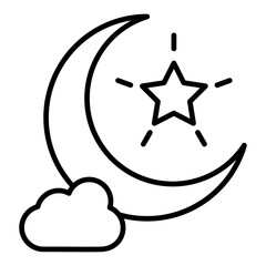 Crescent Moon Icon