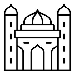 Obraz premium Mosque Icon