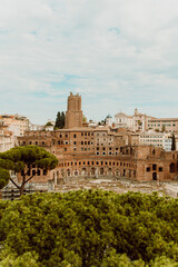 Obraz premium view of the roman forum city