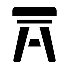 stool icon for your website, mobile, presentation, and logo design.