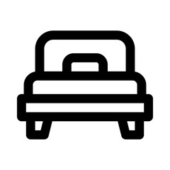 bed icon for your website, mobile, presentation, and logo design.