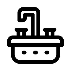 sink icon for your website, mobile, presentation, and logo design.