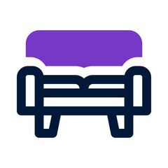 sofa icon for your website, mobile, presentation, and logo design.
