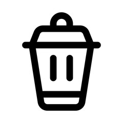 trash icon for your website, mobile, presentation, and logo design.