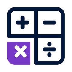 Obraz premium calculator icon for your website, mobile, presentation, and logo design.