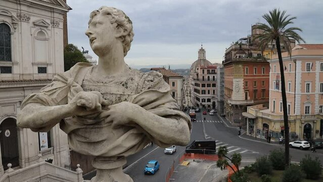 Villa Aldobrandini pubic park in Rome
