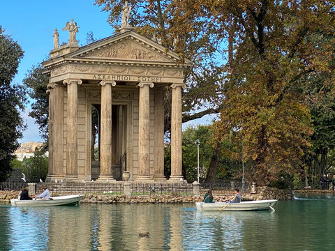 Tempio di Esculapio, Rome, italy