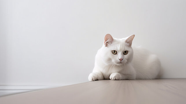 Incredible Close-up: Astonishing Focus on Cat with Subtle Blurred Background generative ai